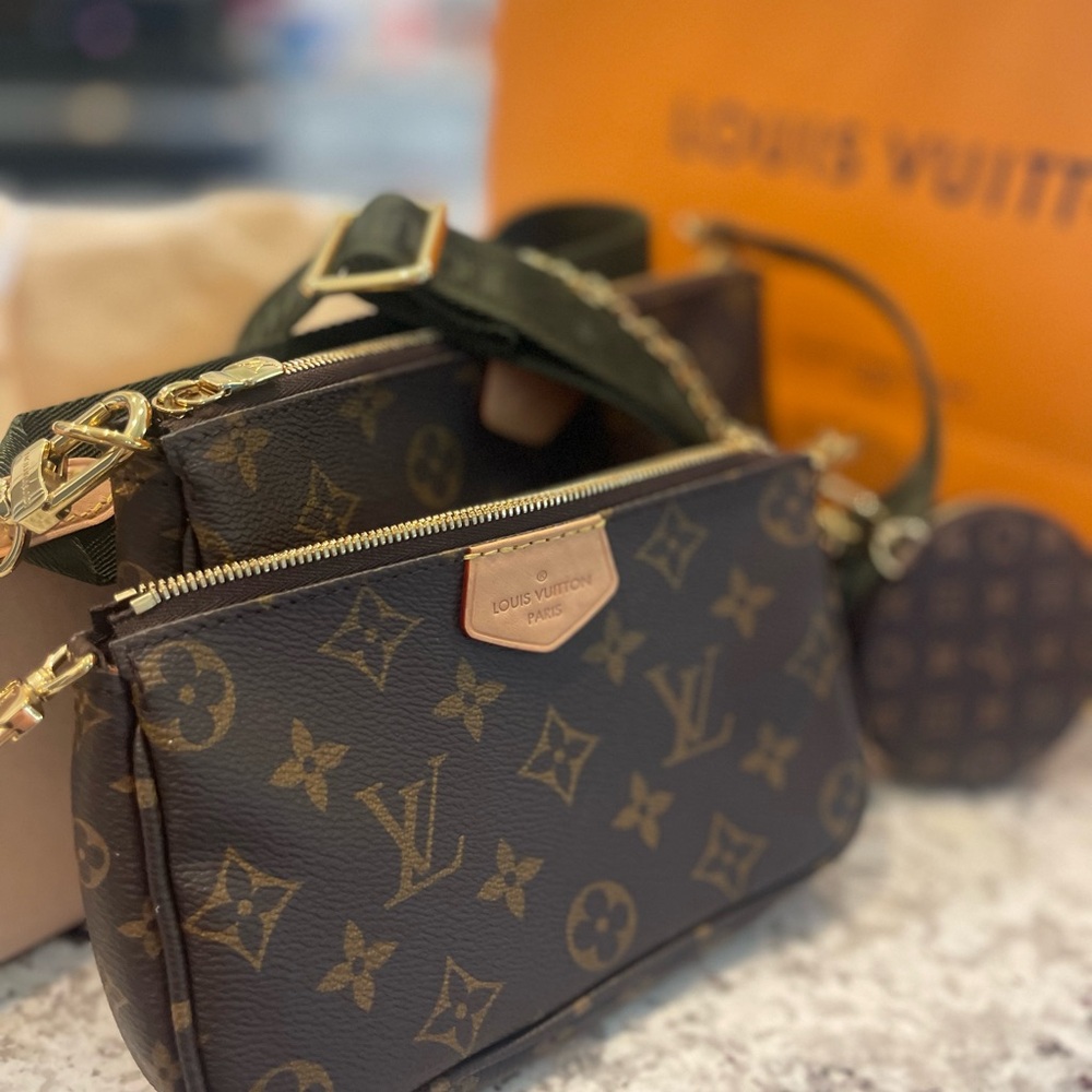 Louis Vuitton Brown Monogram Crossbody Bag